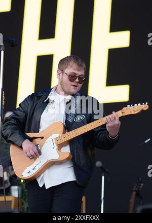 Southsea, Hampshire, Royaume-Uni, les Lathams sur la scène commune du Victorious Festival le samedi 24 août 2024 crédit photo Emma Terracciano/Alamy Live News Banque D'Images