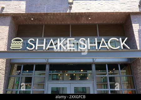 Restaurant de restauration rapide Shake Shack Banque D'Images