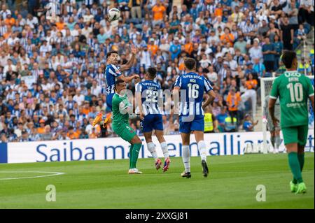 Porto, Portugal. 24th Aug, 2024. during the Liga Portugal Betclic Round 3 soccer match between FC Porto and Rio Ave FC, in Porto, 24 August 2024. Credit: Atlantico Press/Alamy Live News Stock Photo