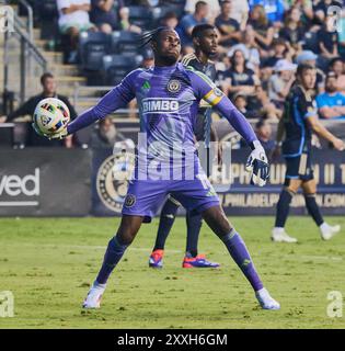 CHESTER, PA, États-Unis - 20 JUILLET 2024 : MLS match entre Philadelphia Union et Nashville SC au Subaru Park. ***USAGE ÉDITORIAL SEULEMENT*** Banque D'Images