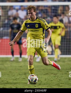 CHESTER, PA, États-Unis - 20 JUILLET 2024 : MLS match entre Philadelphia Union et Nashville SC au Subaru Park. ***USAGE ÉDITORIAL SEULEMENT*** Banque D'Images