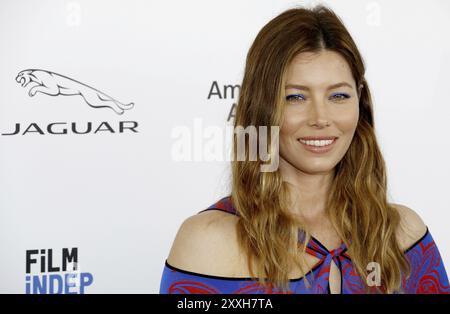 Jessica Biel at the 2016 Film Independent Spirit Awards held at the Santa Monica Beach in Santa Monica, USA on February 27, 2016 Stock Photo