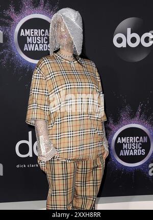 Billie Eilish aux American Music Awards 2019 qui se sont tenus au Microsoft Theater de Los Angeles, États-Unis, le 24 novembre 2019 Banque D'Images