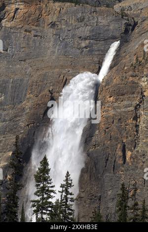 Parc national Takakkaw Falls im Yoho, en Colombie-Britannique Banque D'Images