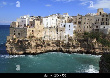 Polignano a Mare Ville côtière en Italie Banque D'Images