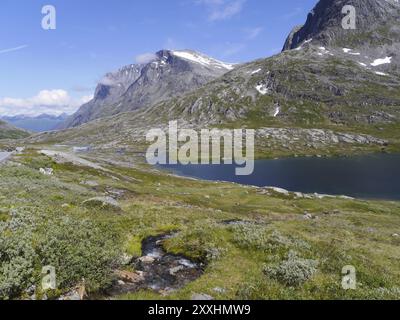 Plateau à Trollstigen Banque D'Images