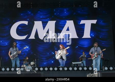 Southsea, Hampshire, UK. 24th Aug, 2024. Ciara Mary-Alice Thompson, known professionally as CMAT, performing live on stage at Victorious Festival in Southsea, UK, Credit: Dawn Fletcher-Park/Alamy Live News Stock Photo