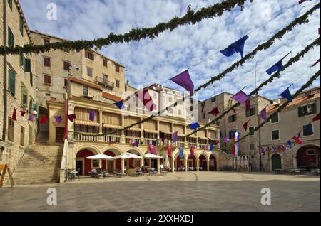 Hôtel de ville de Sibenik 01 Banque D'Images