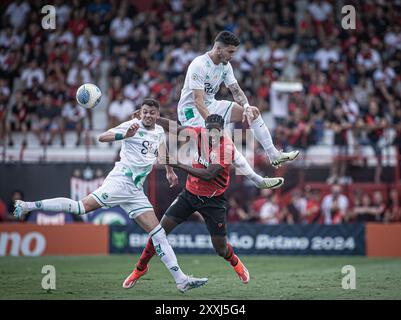 GO - GOIANIA - 08/24/2024 - BRÉSIL A 2024, ATLETICO-GO x JUVENTUDE - Janderson joueur de l'Atletico-GO lors du match contre la Juventude au stade Antonio Accioly pour le championnat brésilien A 2024. Photo : Isabela Azine/AGIF crédit : AGIF/Alamy Live News Banque D'Images