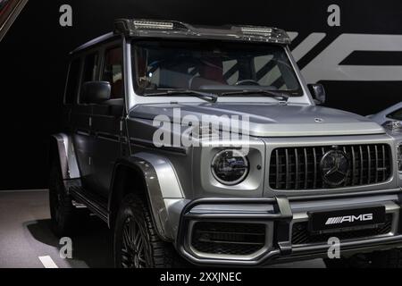 Mercedes-Benz classe G AMG G 63 4X4 carré Banque D'Images