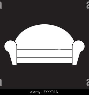 icône de chaise de canapé illustration vectorielle conception simple Illustration de Vecteur