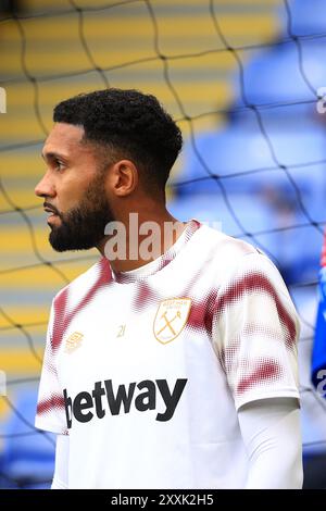 Londres, Royaume-Uni. 22 août 2024. Wes Foderingham (21 ans) de West Ham United s'échauffe pendant le match de premier League anglaise Crystal Palace FC contre West Ham United FC à Selhurst Park, Londres, Angleterre, Royaume-Uni le 24 août 2024 Credit : Every second Media/Alamy Live News Banque D'Images