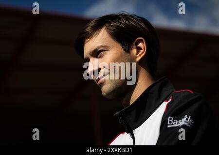 Stavelot, Belgique. 25 août 2024. SAUCY Grégoire (SWI), Richard mille par TDS, ORECA 07 - Gibson, portrait pendant les 4 heures d'Imola 2024, 4ème manche des European le Mans Series 2024 sur le circuit de Spa-Francorchamps du 23 au 25 août 2024 à Stavelot, Belgique - photo André Ferreira/DPPI crédit : DPPI Media/Alamy Live News Banque D'Images