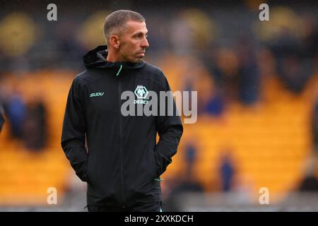 Wolverhampton, West Midlands, Royaume-Uni. 25 août 2024 ; stade Molineux, Wolverhampton, West Midlands, Angleterre; premier League Football, Wolverhampton Wanderers versus Chelsea ; Gary O'Neil, manager des Wolverhampton Wanderers crédit : action plus Sports images/Alamy Live News Banque D'Images