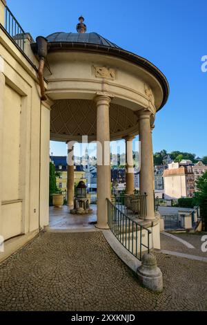 Upper Castle Spring Horni Zamecky Pramen à Carlsbad ou Karlovy Vary, République tchèque Banque D'Images