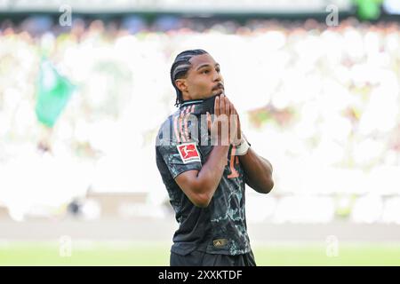 Wolfsburg, Allemagne. . 25 août 2024. 23.08.2024, Fussball, Bundesliga, 1. Spieltag saison 2024/2025, VfL Wolfsburg - FC Bayern München, #b7ä Foto : Teresa Kroeger/RHR-FOTO crédit : dpa Picture alliance/Alamy Live News Banque D'Images