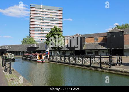 Bassin du Canal de Coventry Banque D'Images