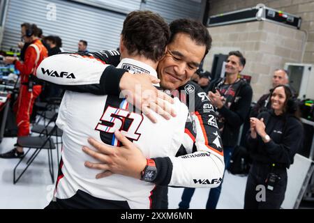 Stavelot, Belgique. 25 août 2024. Perrodo François (fra), ORECA 07 - Gibson, portrait pendant les 4 heures d'Imola 2024, 4ème manche des European le Mans Series 2024 sur le circuit de Spa-Francorchamps du 23 au 25 août 2024 à Stavelot, Belgique - photo André Ferreira/DPPI crédit : DPPI Media/Alamy Live News Banque D'Images