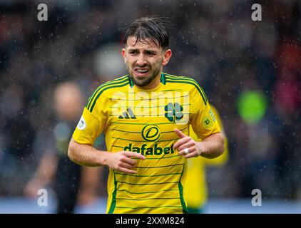 Paisley, Renfrewshire, Écosse. 25 août 2024 ; St Mirren Park, Paisley, Renfrewshire, Écosse, Scottish Premiership Football, St Mirren versus Celtic ; Greg Taylor du Celtic Credit : action plus Sports images/Alamy Live News Banque D'Images