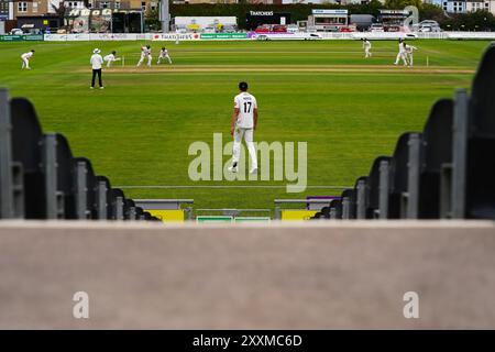 Bristol, Royaume-Uni, 25 août 2024. Vue générale lors du match de Vitality County Championship Division 2 entre le Gloucestershire et le Leicestershire. Crédit : Robbie Stephenson/Gloucestershire Cricket/Alamy Live News Banque D'Images