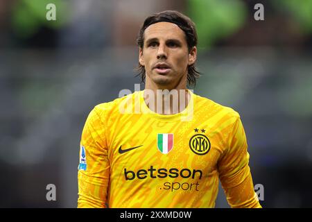 Milan, Italie. 24 août 2024. Yann Sommer du FC Internazionale lors du match de Serie A à Giuseppe Meazza, Milan. Le crédit photo devrait se lire : Jonathan Moscrop/Sportimage crédit : Sportimage Ltd/Alamy Live News Banque D'Images