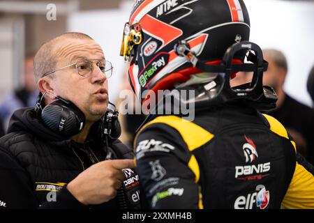 Stavelot, Belgique. 25 août 2024. Olivier Panis, LECLERC Arthur (mco), Panis Racing, ORECA 07 - Gibson, portrait des 4 heures d'Imola 2024, 4ème manche des European le Mans Series 2024 sur le circuit de Spa-Francorchamps du 23 au 25 août 2024 à Stavelot, Belgique - photo André Ferreira/DPPI crédit : DPPI Media/Alamy Live News Banque D'Images