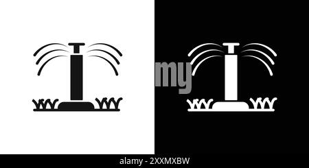 Collection d'ensemble de logo de vecteur d'icône d'arrosage automatique ou groupe de paquet de paquet d'arrosage Illustration de Vecteur