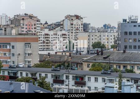 La vue panoramique du Belgorod, la ville de l'ouest de la Russie, à la frontière avec l'Ukraine Banque D'Images