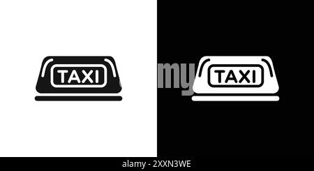 Collection de logo vectoriel d'icône de lampe de taxi ou groupe de pack de paquet Illustration de Vecteur