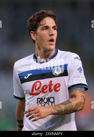 Turin, Italie. 25 août 2024. Nicolo Zaniolo d'Atalanta lors du match de Serie A au Stadio Grande Torino, Turin. Le crédit photo devrait se lire : Jonathan Moscrop/Sportimage crédit : Sportimage Ltd/Alamy Live News Banque D'Images