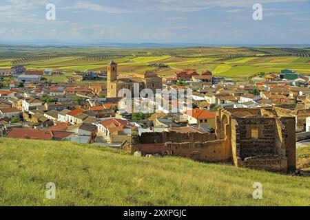 Almonacid de Toledo en Castille-la Manche, Espagne, Almonacid de Toledo en Castille-la Manche, Espagne, Europe Banque D'Images