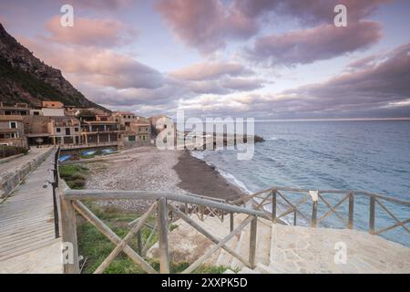 Port de Valldemossa, également connu sous le nom de sa Marina, Valldemossa, Majorque, Îles baléares, espagne Banque D'Images