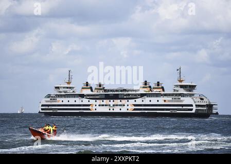 Den Helder, pays-Bas. 2 juillet 2023. Le Dokter Wagemaker, le ferry TESO entre Den Helder et Texel Banque D'Images