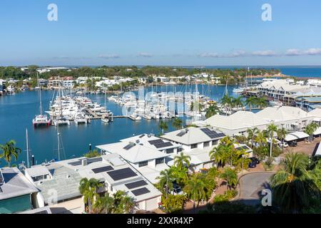 Cullen Bay Marina at Dawn, Larrakeyah, ville de Darwin, territoire du Nord, Australie Banque D'Images