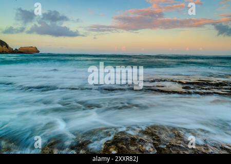 Plage de tortues située à Lombok, Indonésie Banque D'Images