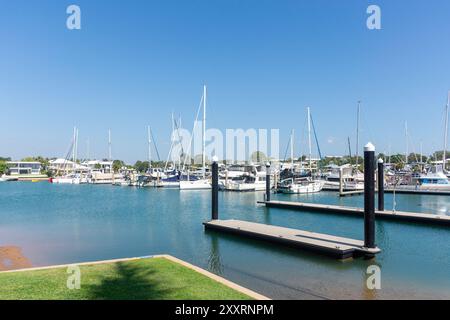 Cullen Bay Marina, Larrakeyah, ville de Darwin, territoire du Nord, Australie Banque D'Images