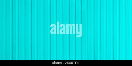 Large surface du mur en aluminium bleu clair pour une conception d'arrière-plan. Banque D'Images