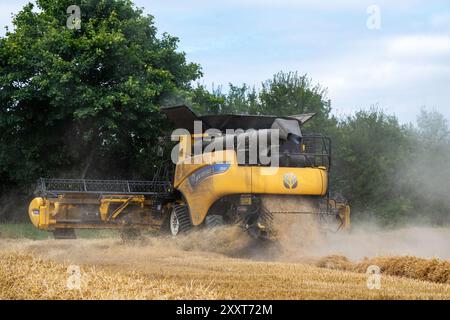 Moissonneuse-batteuse New Holland CR9.90 Banque D'Images