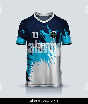 illustration, habillement, vêtement, texture, arrière-plan, mode, modèle, vecteur, abstrait, e-sport, modèle de sport, baseball, maillot, basket-ball, t shir Illustration de Vecteur