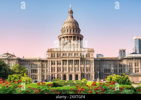 Texas State Capitol à Austin, Texas, États-Unis. Banque D'Images