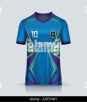 illustration, habillement, vêtement, texture, arrière-plan, mode, modèle, vecteur, abstrait, e-sport, modèle de sport, baseball, maillot, basket-ball, t shir Illustration de Vecteur