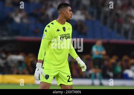 Rome, Latium. 25 août 2024. Devis Vasquez d'Empoli lors du match de Serie A entre Roma et Empoli au stade olympique, Italie, le 25 août 2024. AllShotLive Credit : Sipa USA/Alamy Live News Banque D'Images