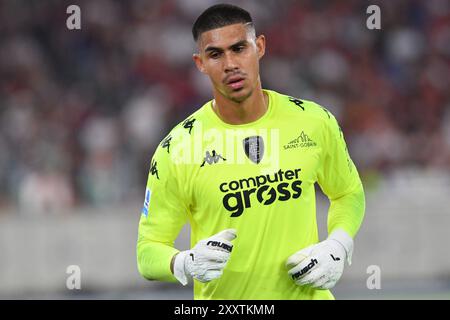 Rome, Latium. 25 août 2024. Devis Vasquez d'Empoli lors du match de Serie A entre Roma et Empoli au stade olympique, Italie, le 25 août 2024. AllShotLive Credit : Sipa USA/Alamy Live News Banque D'Images