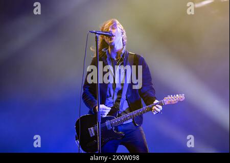 Reading, Berkshire, Royaume-Uni. 25 août 2024. Catfish et The Bottlemen se produisent sur la scène principale du Reading Festival. Cristina Massei/Alamy Live News Banque D'Images