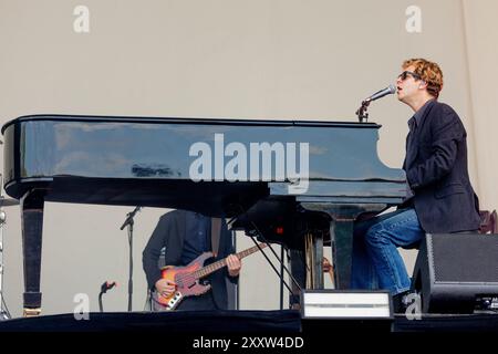 Hongrie 7 août 2024 Tom Odell en concert au Festival Sziget à Budapest © Andrea Ripamonti / Alamy Banque D'Images