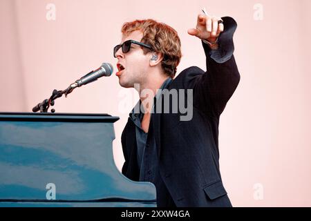 Hongrie 7 août 2024 Tom Odell en concert au Festival Sziget à Budapest © Andrea Ripamonti / Alamy Banque D'Images