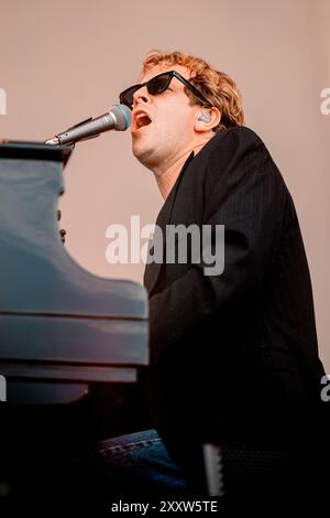 Hongrie 7 août 2024 Tom Odell en concert au Festival Sziget à Budapest © Andrea Ripamonti / Alamy Banque D'Images