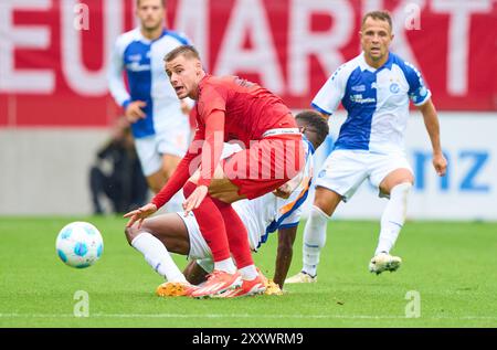 Munich, Allemagne. 20 août 2024. Gabriel Vidovic, FCB 46 au match amical FC BAYERN Muenchen - GRASHOPPERS Zuerich 4-0 le 20 août 2024 à Munich, Allemagne saison 2024/2025, FCB, photographe : ddp images/STAR-images crédit : ddp Media GmbH/Alamy Live News Banque D'Images