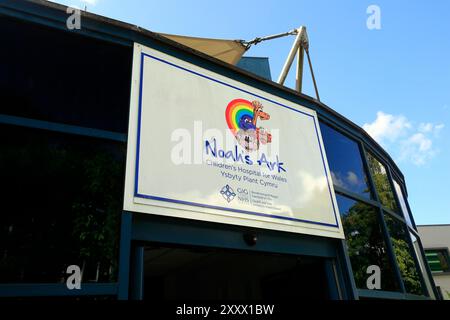 Noah's Ark Chilren's Hospital for Wales à l'University Hospital for Wales, Heath Park, Cardiff. Ysbyty Plant Cymru. Prise en août 2024 Banque D'Images