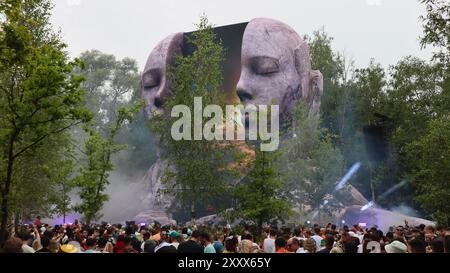 Stage Tomorrowland 2024 Boom Belgique europe Banque D'Images